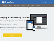 Tablet Screenshot of drivingsalesdata.com